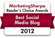 2012 Readers Choice Best Social Media Blog